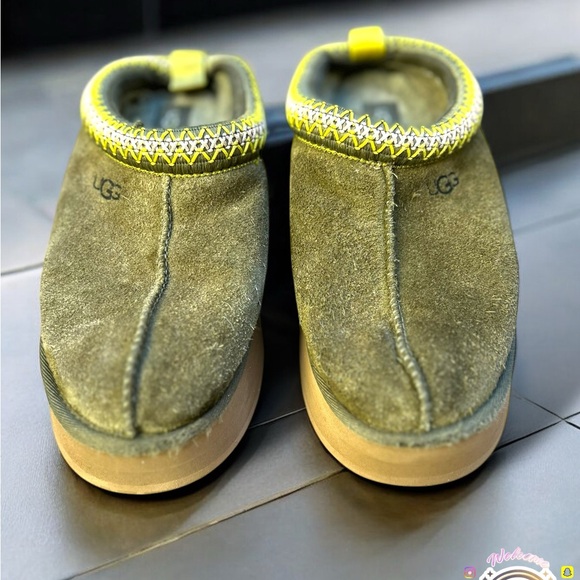 UGG Shoes - UGG TAZZ WOMEN SLIPPERS SUEDE BURNT OLIVE US 8 /UK 6 /EU 39